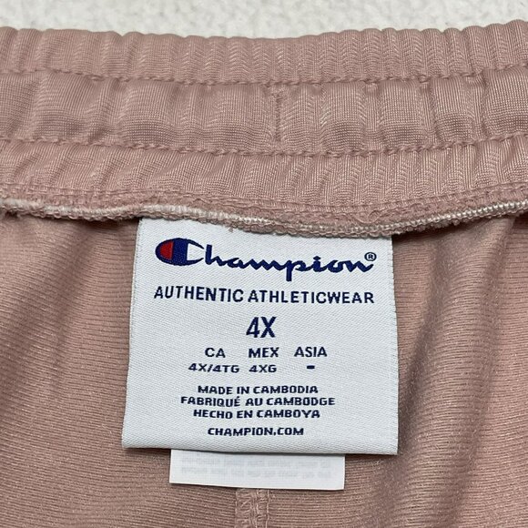 Champion Athletic Track Pants Women 4X Elastic Casual Ankle Zip Pocket Workout - Picture 8 of 10